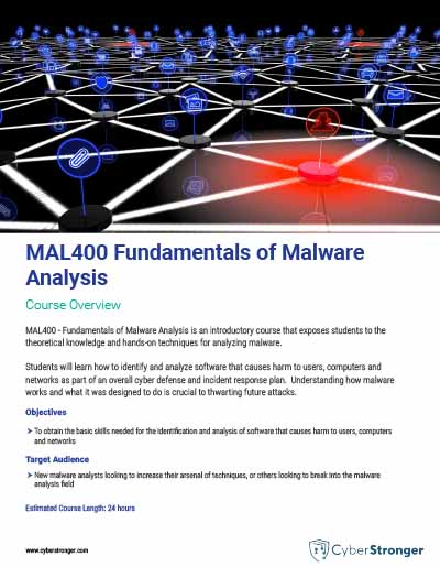 MAL400 – Fundamentals of Malware Analysis